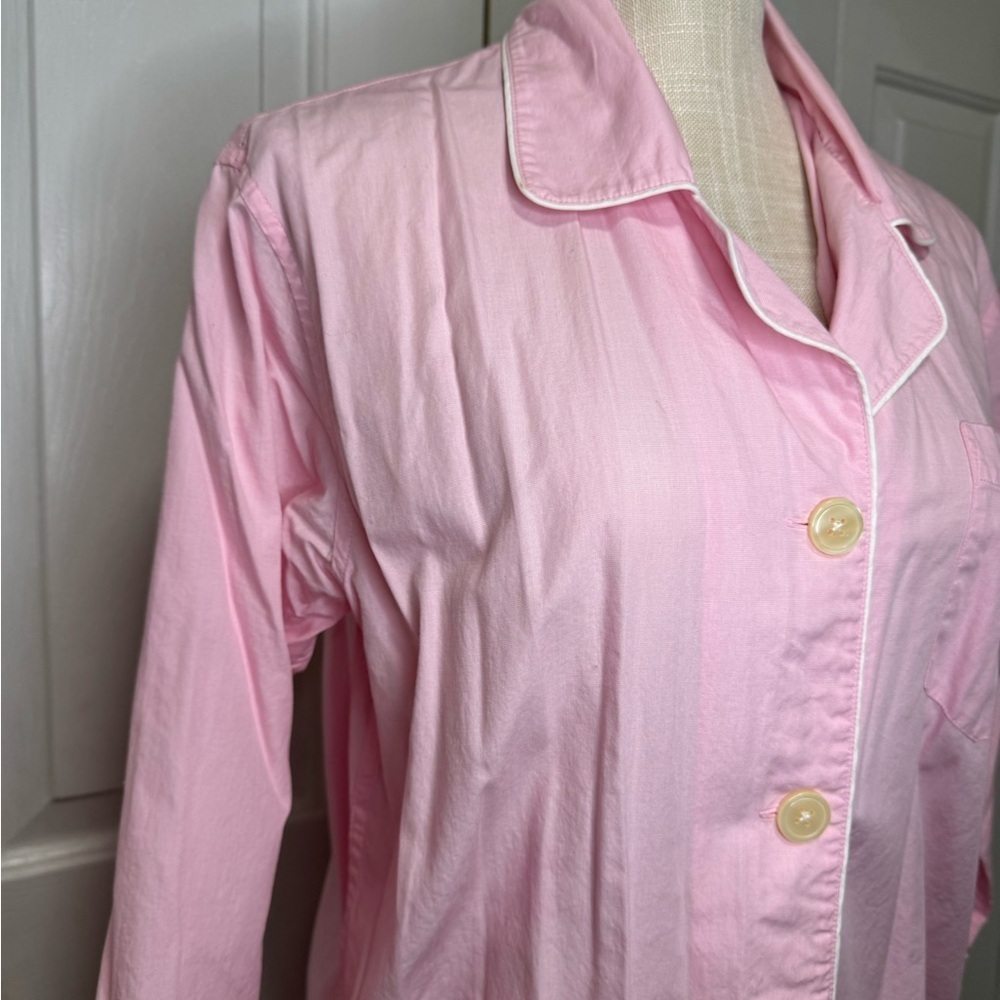 VTG Lauren Ralph Lauren Nightgown Light Pink Night Shirt M - Picture 3 of 9